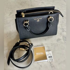 Michael Kors Black Marilyn Small Satchel Crossbody